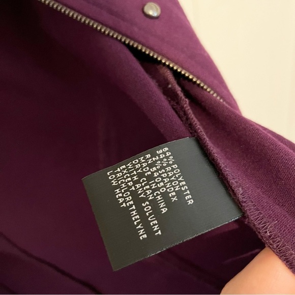 Kasper Purple Jacket with Rivet Detailing . Size Large. - Picture 7 of 9